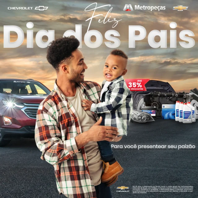 Pai: o motor que move a nossa família. A Metropeças celebra todos os pais que, assim como um bom motor, impulsionam seus filhos a alcançar grandes feitos. Feliz Dia dos Pais!

#diadospais #metropeças #pai #familia #amor #presente #desconto